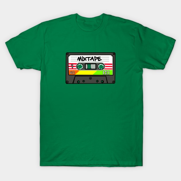 Cassette Mixtape T-Shirt by LefTEE Designs